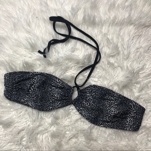 Norma kamali leopard halter bikini top large - Picture 1 of 5
